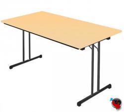 Klapptisch Ahorn 1200 x 800 mm -Gestell schwarz - Lieferzeit ca. 6-8 Wochen ! 