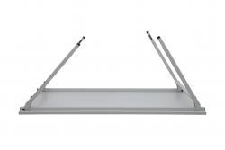 Klapptisch lichtgrau 1200 x 800 mm - Platte 25 mm stark - Vierfussgestell lichtgrau - höhenverstellbar 62-82 cm , Preishammer - Top stabil -  Lieferzeit sofort !!! 