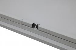 Klapptisch lichtgrau 1200 x 800 mm - Platte 25 mm stark - Vierfussgestell lichtgrau - höhenverstellbar 62-82 cm , Preishammer - Top stabil -  Lieferzeit sofort !!! 